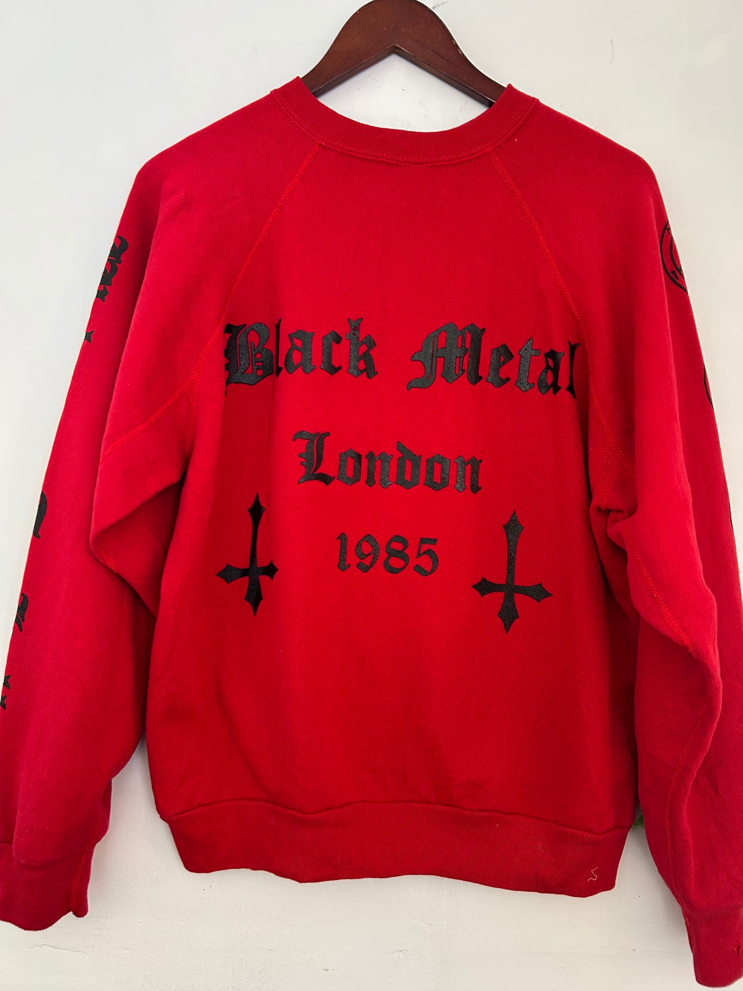 Version 5. VENOM tribute Red Vintage Crewneck