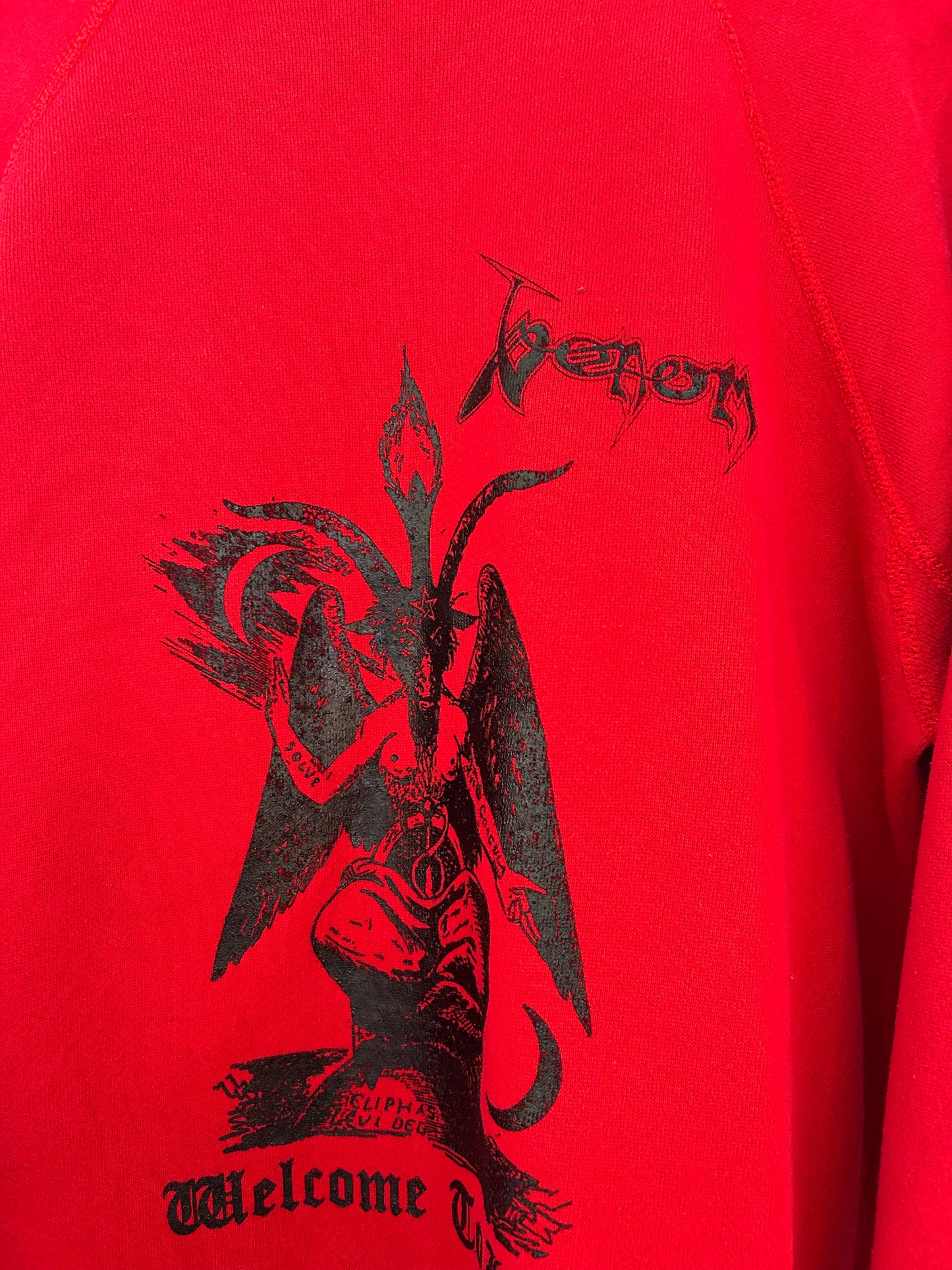 Version 5. VENOM tribute Red Vintage Crewneck