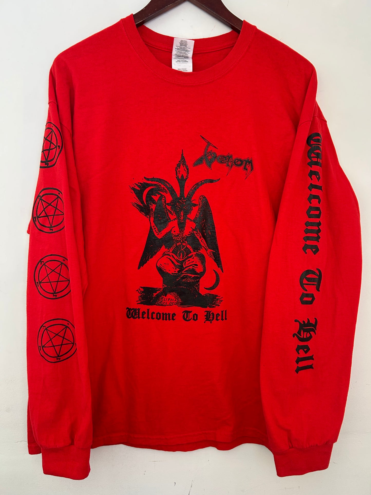 Version 7. VENOM tribute Red Vintage Long Sleeve