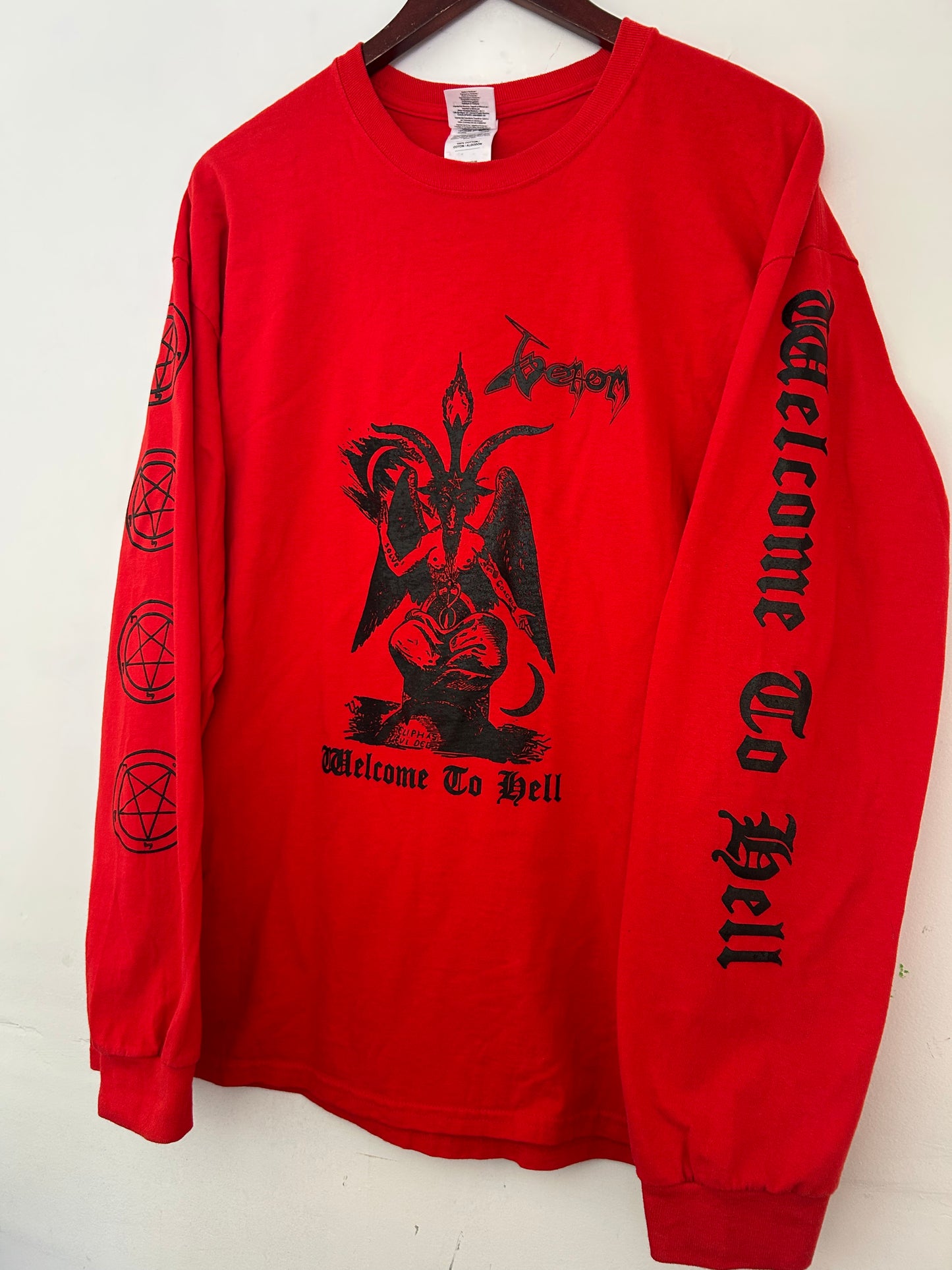 Version 7. VENOM tribute Red Vintage Long Sleeve