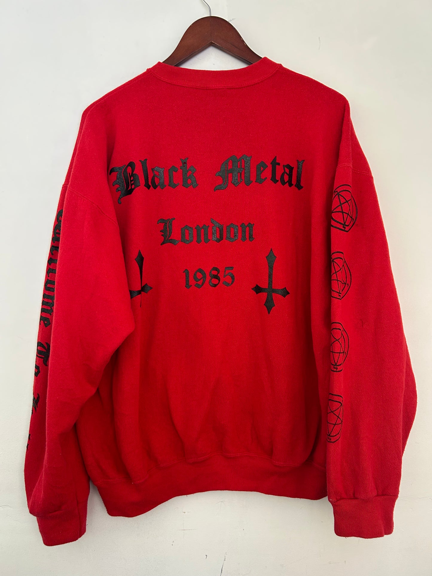 Version 6. VENOM tribute Red Vintage Crewneck