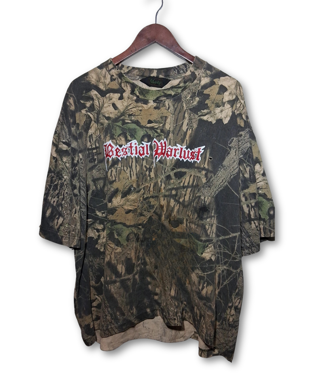 Bestial warlust camo vintage T