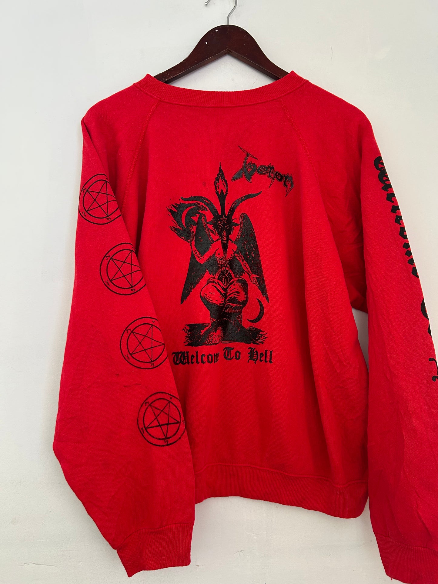 Version 2.VENOM tribute Red Vintage Crewneck