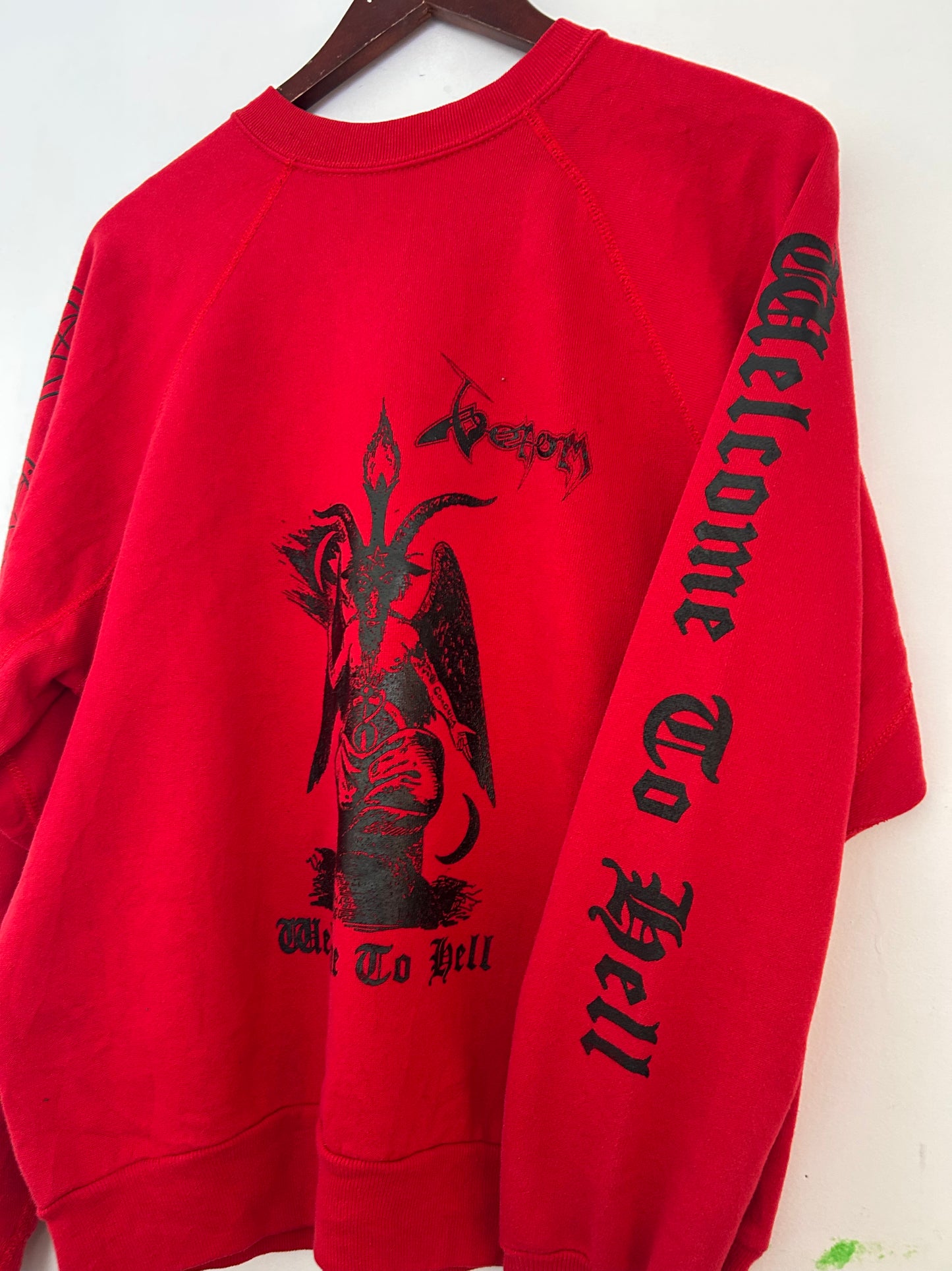 Version 5. VENOM tribute Red Vintage Crewneck