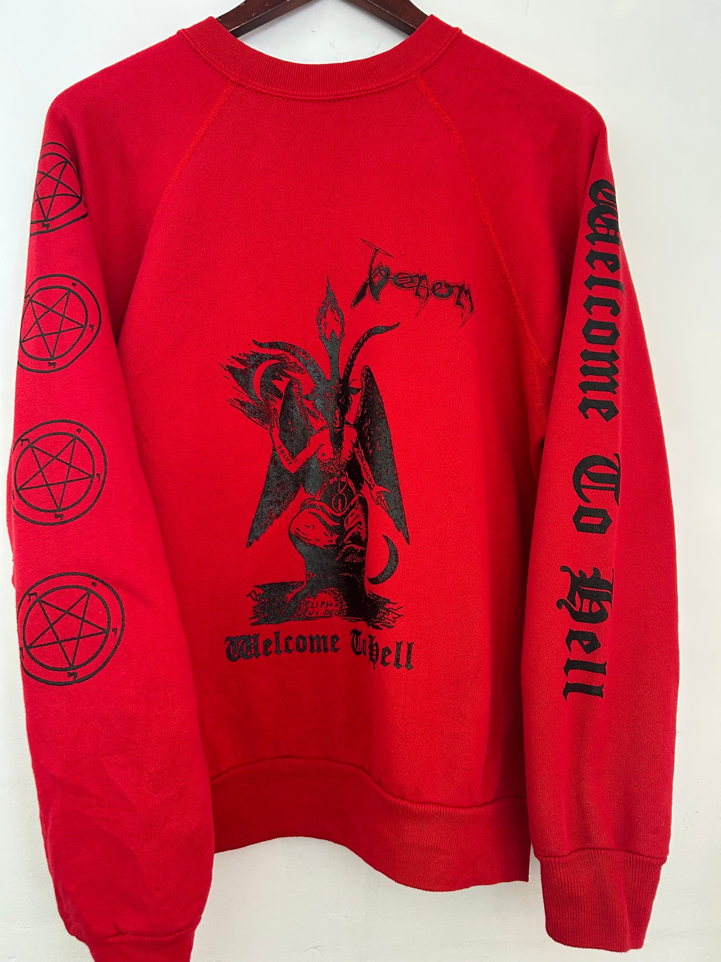 Version 5. VENOM tribute Red Vintage Crewneck