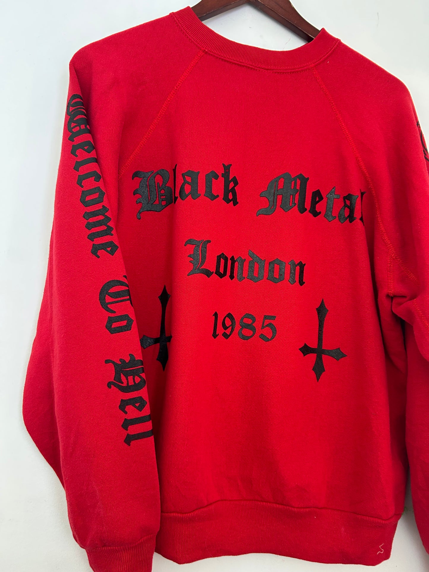 Version 5. VENOM tribute Red Vintage Crewneck